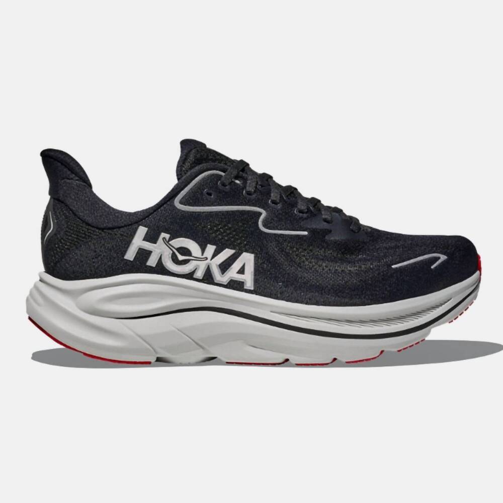 NEW HOKA men's clifton 10 shoe in black